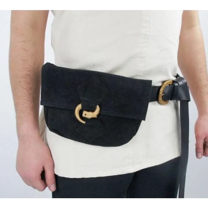 Leonardo Carbone Tasje Met Wolfsluiting, Zwart - Afbeelding 3