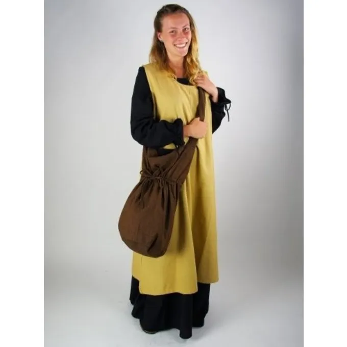 Leonardo Carbone Textielen Schoudertas, Zwart - Afbeelding 3