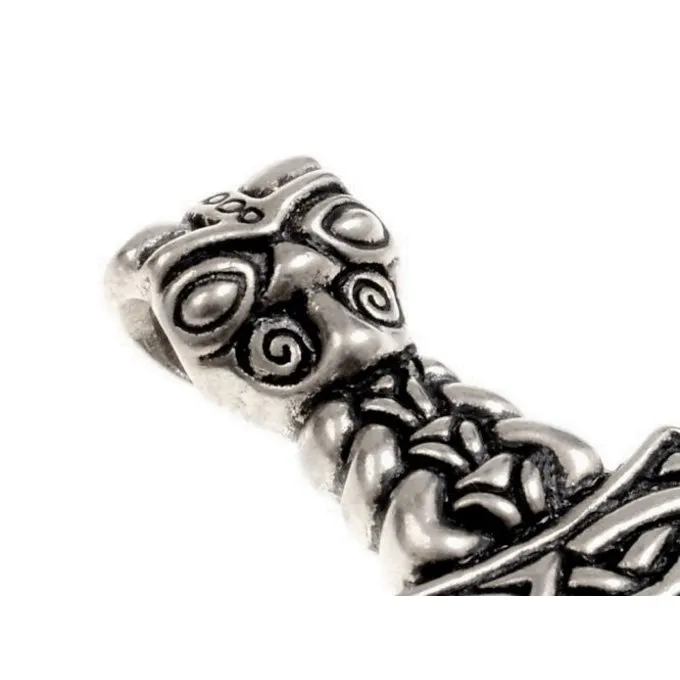 Thorshamer Met Wolvenkop, Brons - Afbeelding 2