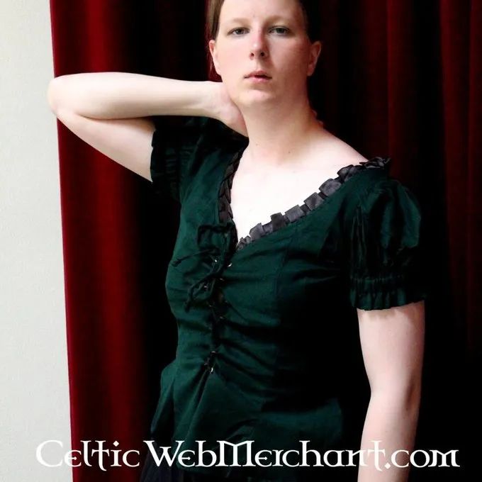 Leonardo Carbone Top Marta Groen - Afbeelding 2