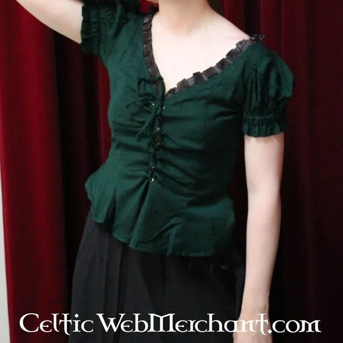 Leonardo Carbone Top Marta Groen - Afbeelding 3