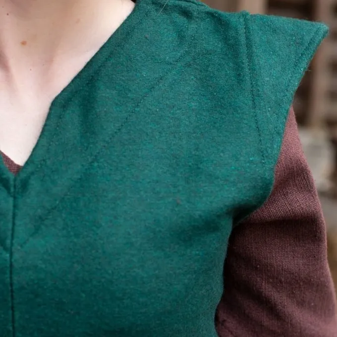 Burgschneider Tuniek Meril, Wol, Groen - Afbeelding 2