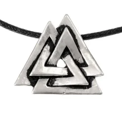 Valknut Amulet, Verzilverd