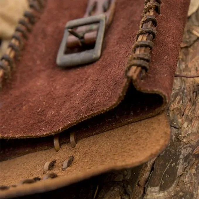 Epic Armoury Vierkante Buidel Raymond, Bruin - Afbeelding 4