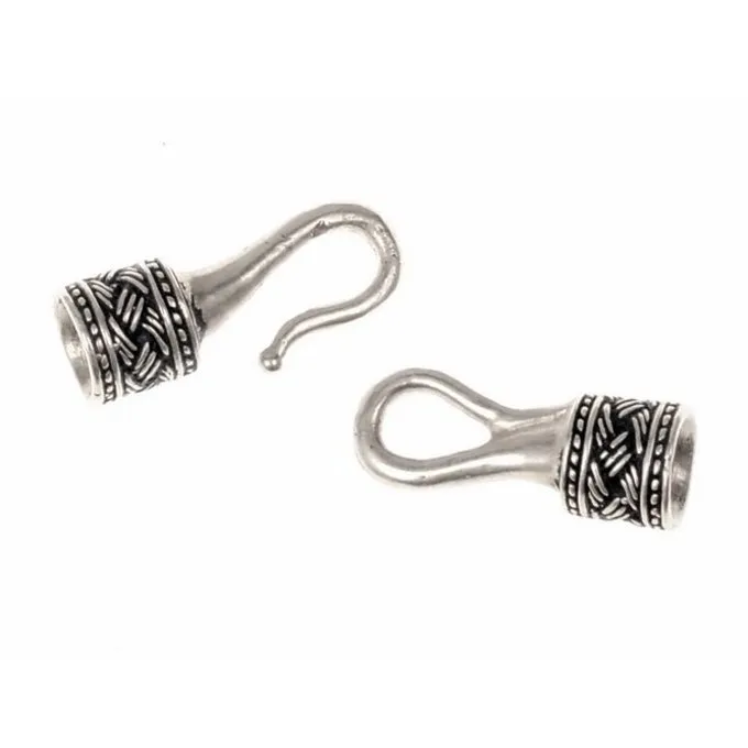 Viking Kettingsluiting 3mm, Verzilverd