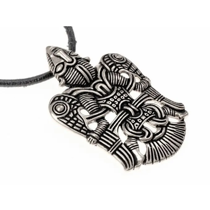 Vikingsieraad Gevleugelde Man Van Uppåkra, Verzilverd