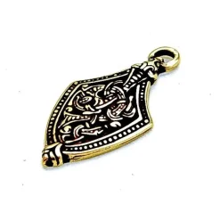 Vikingsieraad Schedepunt Borrestijl, Messing