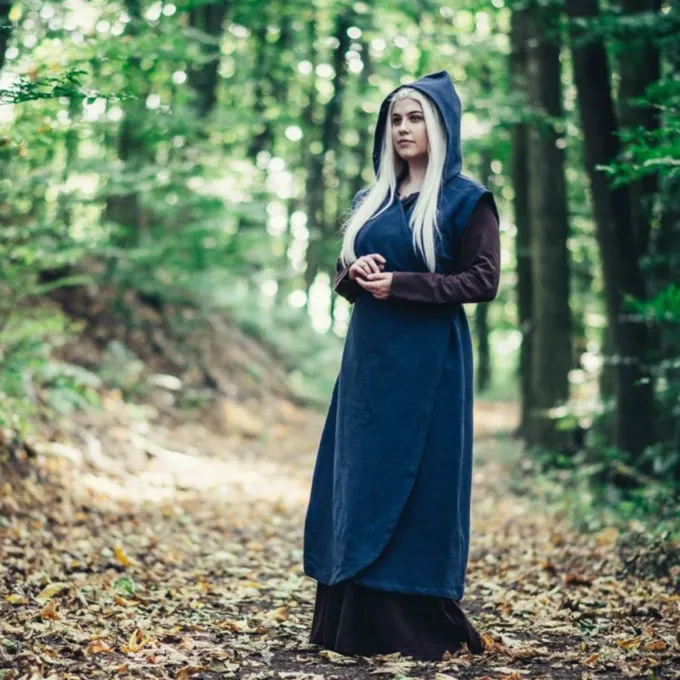 Leonardo Carbone Wikkeljurk Thyra, Blauw - Afbeelding 2