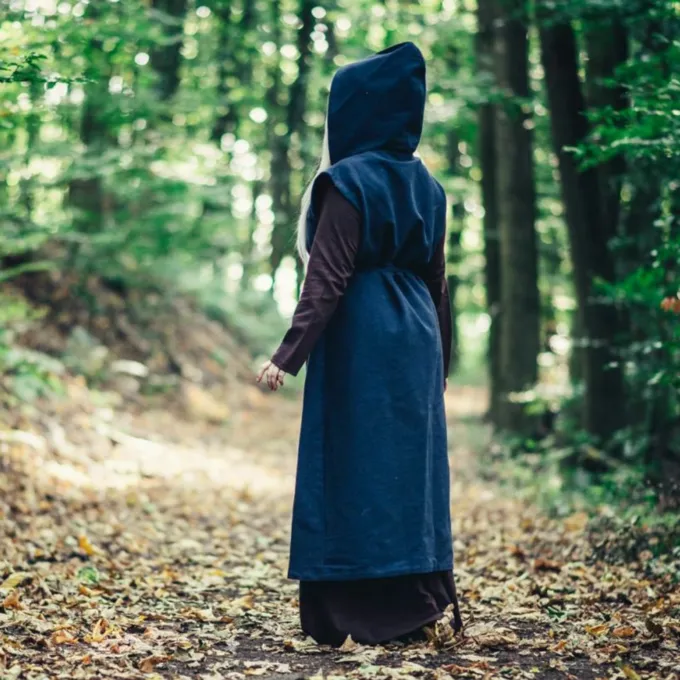 Leonardo Carbone Wikkeljurk Thyra, Blauw - Afbeelding 5