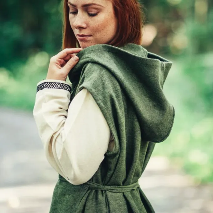 Leonardo Carbone Wikkeljurk Thyra, Groen - Afbeelding 3