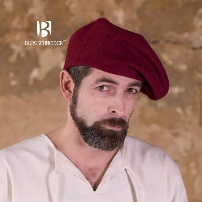 Burgschneider Wollen Baret Harald, Rood - Afbeelding 2