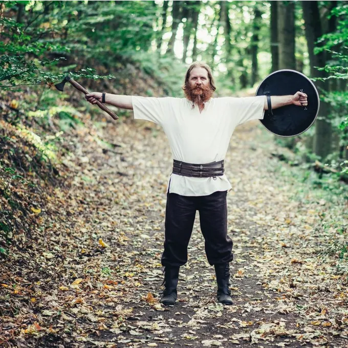 Leonardo Carbone Wollen Broek, Bruin - Afbeelding 3