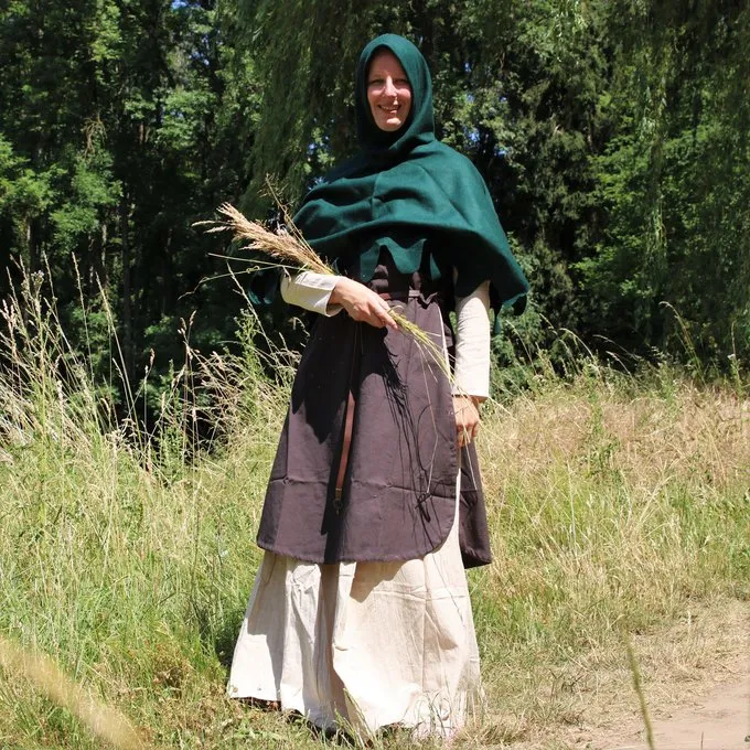 Leonardo Carbone Wollen Kaproen, Groen