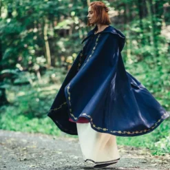 Leonardo Carbone Wollen Mantel Ceridwen, Blauw