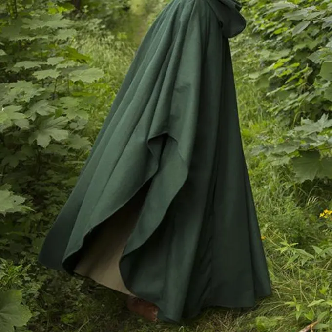 Epic Armoury Wollen Reismantel Groen - Afbeelding 5