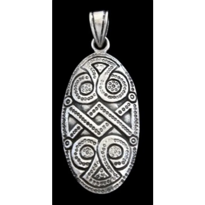 Zilveren Schildbrochehanger